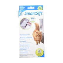 Smart Sift Kedi Tuvaleti İçin Biyolojik Olarak Çözünebilir Altlıklar, 40 X 25 X 22 Cm, 12'li Paket