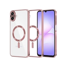 Samsung Galaxy A07 4g Uyumlu Kross Magneticsafe Kapak - Rose