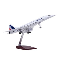 Air France Concorde Jet Yolcu Uçağı Model Uçak 1/125 Ölçek 50cm
