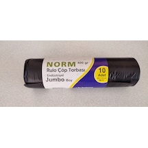Norm Çöp Torbası Poşeti - 2 Kat - 400 Gr. - 80x110Cm. - 1 Rulo