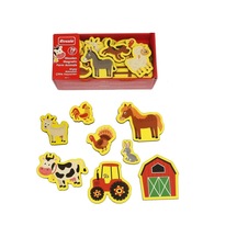 Rossie Ahşap Mıknatıslı Çiftlik Hayvanları