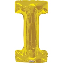 Folyo Balon Harf I Gold 34" 86Cm