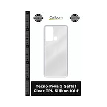 Tecno Pova 5 Şeffaf Clear Tpu Silikon Kılıf Cihaz Aksesuarı Telefon Örtüsü Cep Koruyucu çok renkli