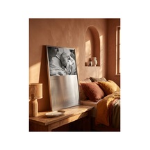 Dizör Hatıra Çerçevesi 304 Paslanmaz Çelik, Fırçalı, 20 X 30 Fotoğraf Alanlı Duvar Çerçevesi 32 X 45 Cm