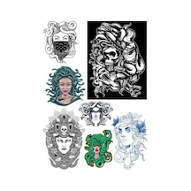 Medusa Sticker Set-1 7 Parça Telefon, Tablet, Defter, Laptop Sticker