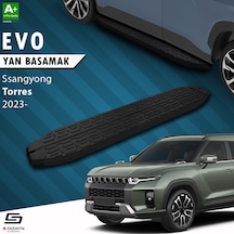 S-dizayn Ssangyong Torres Evo Siyah Yan Basamak 183 Cm 2023 Üzeri A+ Kalite