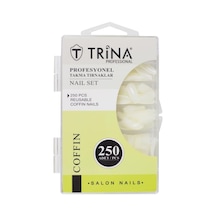 Trina Takma Tırnak 250 ‘li Kutulu  (Coffin) -012