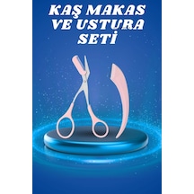 Profesyonel Taraklı Kaş Usturası Ve Kaş Makası Bıyık Alma Kaş Usturası Diğer 35639583