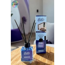 Sasta 100 Ml Saten Çubuklu Bambu Ortam Kokusu Kış Bahçesi İndigo Deniz Esintisi