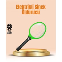 Elektrikli Sinek Raketi Yüksek Voltajlı 3 Katmanlı Koruyucu Izgaralı Pil İle Çalışan Taşınabilir Mh-hs5490-4492