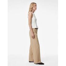 Koton Slim Fit Bisiklet Yaka Peplum Kesim Kolsuz Bluz Beyaz 6sak60238pw Beyaz