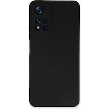 Mey İthalat Redmi Note 11 Pro Plus 5g Kılıf Nano İçi Kadife Silikon - Siyah