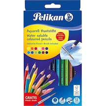 Pelikan Kuru Boya Aquarell 12 Li 700672 Çok Renkli
