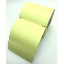 Termal Karton Raf Etiketi Sarı 135x100 300 Lü Diğer