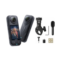 Insta360 X5 Aksiyon Kamerası - Motosiklet Kiti Heavy 1 Tb Micro Sd