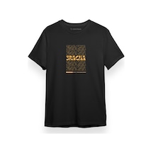 Stray Kids 3racha Siyah Kısa Kol Erkek Tshirt 001