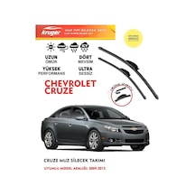 Chevrolet Cruze Silecek Silgi Silgeç Silgeç Silgi Takımı 16 Motor Araca Özel Aparat 2009 - 2013 Uyumlu