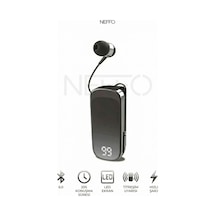 Makaralı Kulaklık Bluetooth 6.0 20 Saat Konuşma Dijital Ekran Titreşimli Hızlı Şarjlı
