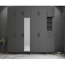 Açelya Portmanto Vestiyer Füme  M9-208 cm