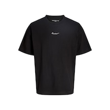 Jack & Jones Erkek T Shirt 12292906 Siyah Siyah