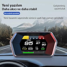 Ayrex Ally P17 Hud Obd2 & Gps Çift Sistemli Araç Bilgisayarı / Dijital Kilometre, Su Ve Yağ Sıcaklığı Ölçer, H