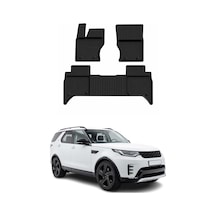 Land Rover Range Rover Land Discovery 5 2017-2026 Uyumlu 4d Havuzlu Paspas Kauçuk Siyah 3 Parça