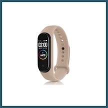Bezos Mi Band 7 Uyumlu Klasik Kordon - Pudra Ob