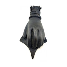 Antika Tarz Dekoratif Pirinç El Kapı Tokmağı, Taktak - 167x75 Mm, Oksit Diğer