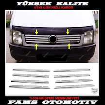 Vw Volt Krom Ön Panjur 8 Prç. 1998-2006 P. Çelik