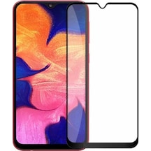 Samsung Uyumlu Galaxy A10E Tam Kaplayan Temperli Ekran Koruyucu Cam