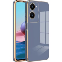 Newface - 825 - Vivo Y18 Kılıf Volet Silikon - Ece-umay - - Mavi