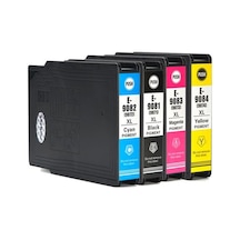 Epson T9081 9084 Wf 6090 Wf 6590 4 Renk Uyumlu Kartuş Seti