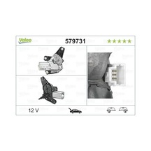 Opel Vivaro Silecek Motoru Arka 2003-2008 Valeo 579731