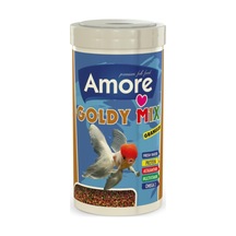 Goldy Mix Granules 1000ml Japon Balığı Yemi, Güçlü Bağışıklık, Sağlıklı Gelişim, Parlak Renkler