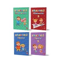 Eğlenceli Fıkralar ve Bilmeceler Seti - 4 Kitap Takım- Beyaz Balina Yayınları
