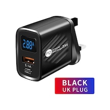 Dawndesslo 20w Usb Pd Hızlı Şarj Cihazı İphone Uyumlu Samsung Uyumlu Xiaomi Huawei İçin C Tipi Dijital Ekranlı Duvar Adaptörü Brdistribütör Garantili