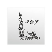 Folyo Sticker Desen Adkpquy396 200cm Uzunluk Siyah