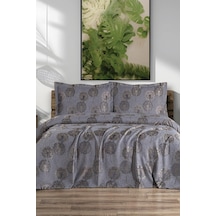 Ares 3 Parça Çift Kişilik Pike Takımı 230x250 Gri Gri