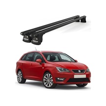 Trio-ıı Seat İbiza Kombi 2015 Ve Sonrası Uyumlu Siyah Kilitli Ara Atkı 120cm Port Bagaj Tavan Barı