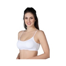 Beyaz Mı Emay 1425 Modal Cotton Pedli Büstiyer Beyaz