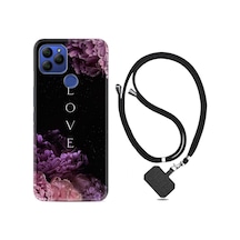 General Mobile GM21 Kılıf Boyun Askılı Love Flow 1664