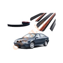 Skoda Octavia 99-09 Uyumlu Bagaj Üstü Spoiler Mat Siyah