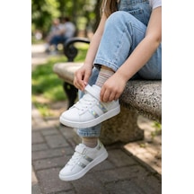 Fort Cool Cooper Rahat Esnek Sneaker Kız Çocuk Spor Ayakkabı Beyaz