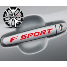 Toyota F Kapı Kolu Sport Sticker Yapıştırma 8 Ad