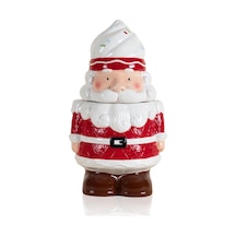 The Mia Yılbaşı Kurabiye Kavanozu 16x15x28 Cm Çok Renkli