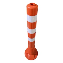 Delinatör Otopark Trafik Delinatörü Yol Şerit Ayırıcı Delinatör 75 Cm İmalatı Sert Plastiktir