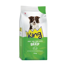 King Plus Beef Dog Biftekli Yetişkin Köpek Maması 15 KG