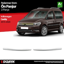 S-Dizayn Vw Caddy Krom Ön Panjur 2 Prç. 2015-2020