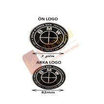 Bmw F44,f52 Kaput Ve Bagaj Logo Takım Ön Arka 50yıl Siyah 3pin82m
