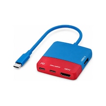 Usb-c Video Capture Docking Station 4in1 Pd 100w 4k Hdmı 1080p 60hz Capture Usb 3.2 Nintendo Switch Uyumlu